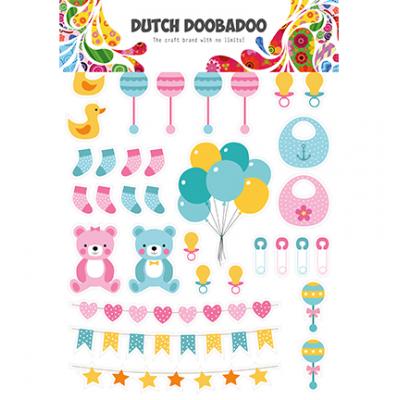 Dutch DooBaDoo Paper Art - Baby Elements